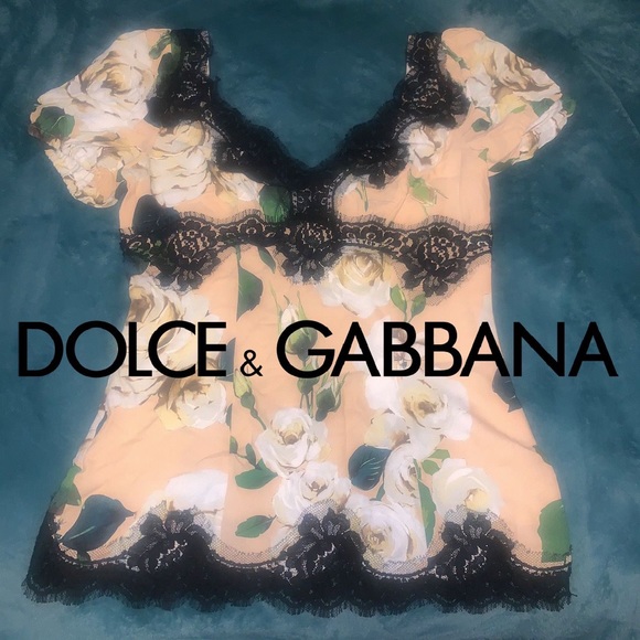 Vintage Dolce & Gabbana Blouse AUTHENTIC rare
